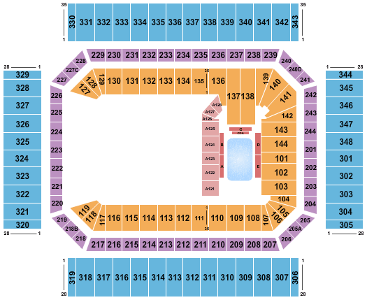 Alamodome Alamodome Seating Chart