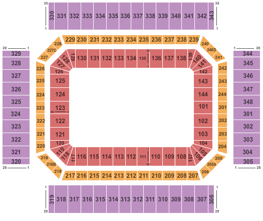 Alamodome Alamodome Seating Chart