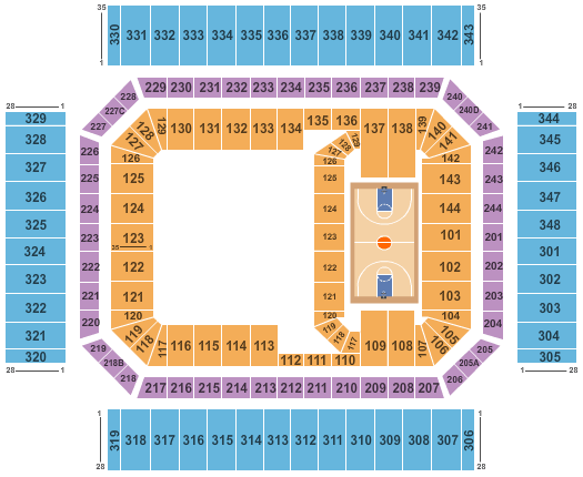 Alamodome Alamodome Seating Chart