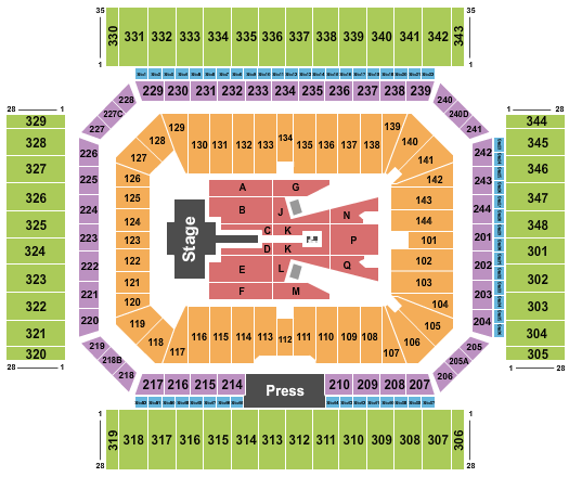 Alamodome Alamodome Seating Chart
