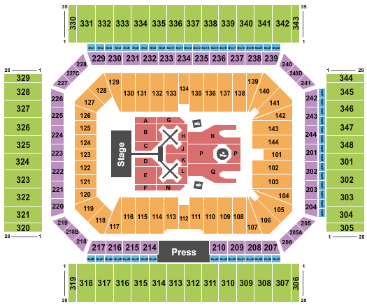 Alamodome Alamodome Seating Chart